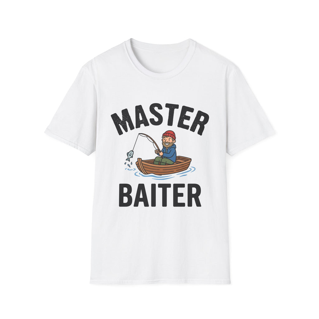Fishing T-Shirt — "Master Baiter" Funny Fisherman Tee
