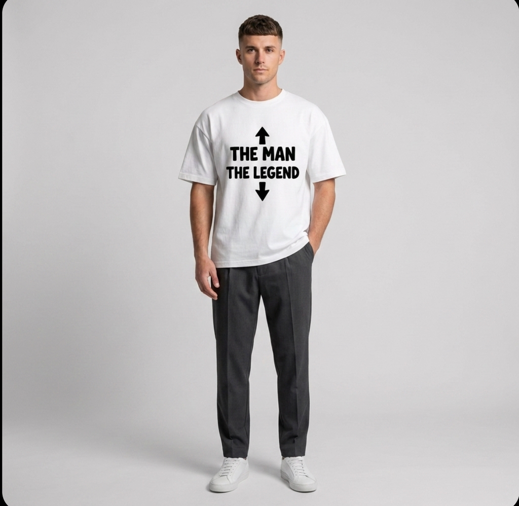 "The Man / The Legend" Arrow Graphic Tee