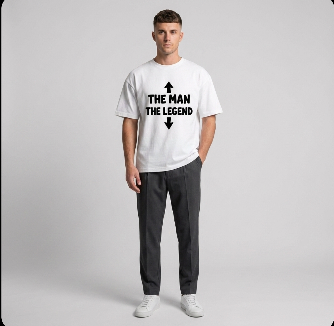 "The Man / The Legend" Arrow Graphic Tee